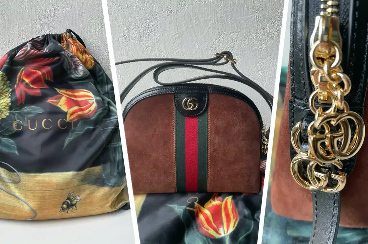 Gucci Ophidia Dome Replica Shoulder Bag Suede Small Review