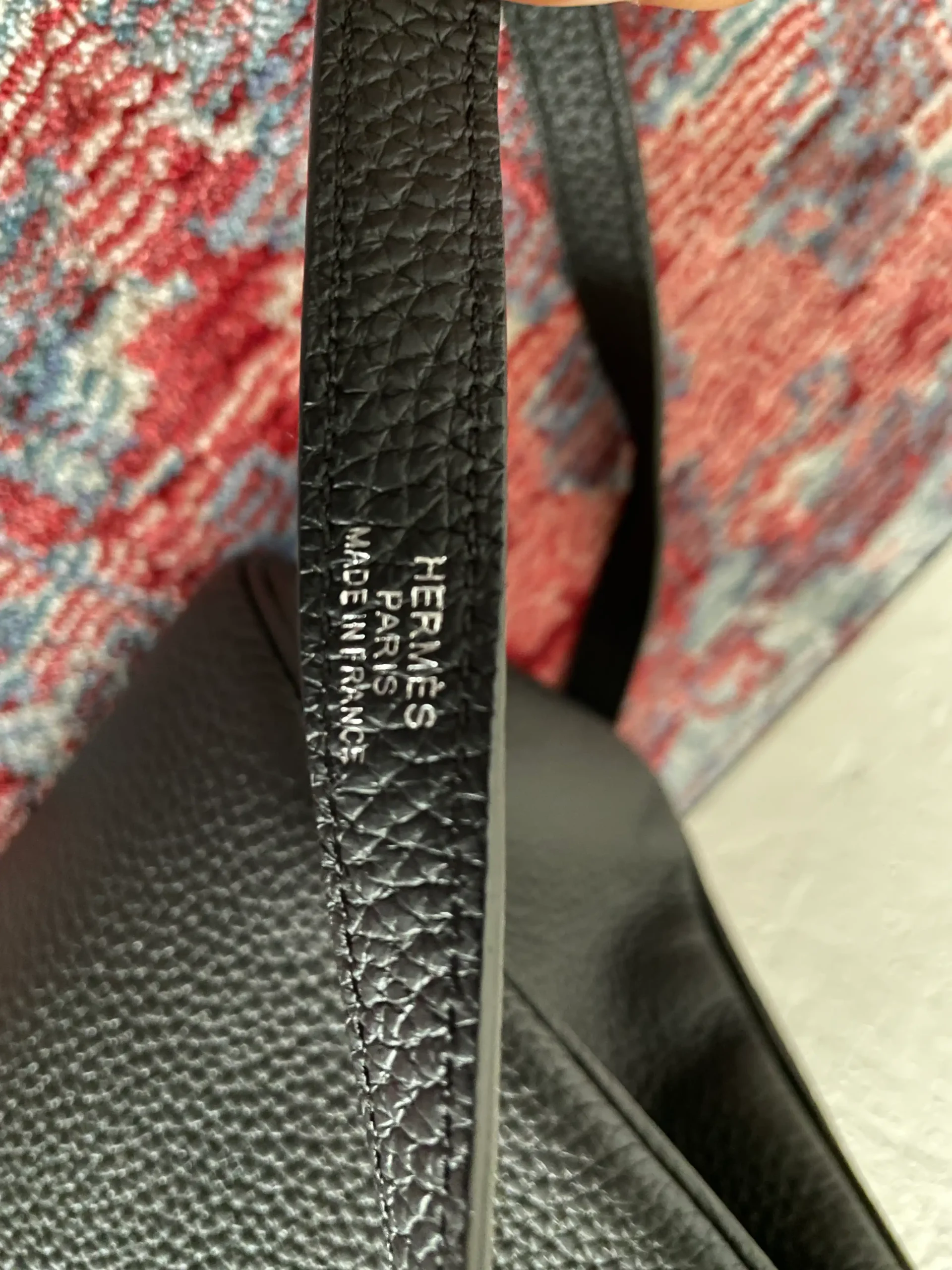 Hermes Kelly Replica Bag Strap Stamp